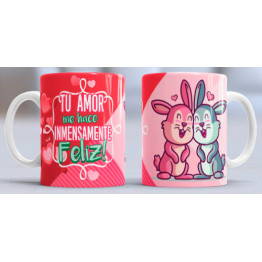 Tu amor me hace inmensamente feliz
