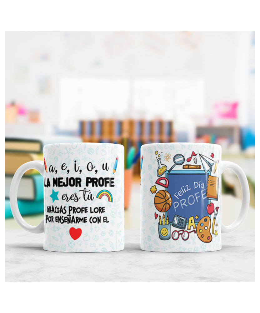 A, E, I, O, U la mejor profe eres tu!