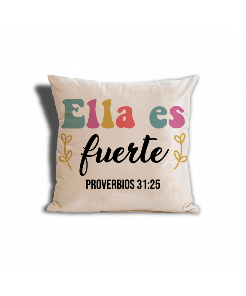 Proverbios 31:25 Ella es fuerte