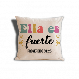 Proverbios 31:25 Ella es fuerte